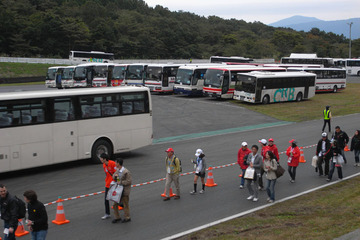 シャトルバス乗り場（帰り）
