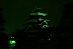 夜の松本城